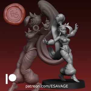 Shantae - ESStudios - DnD Tabletop Games - Resin Miniature