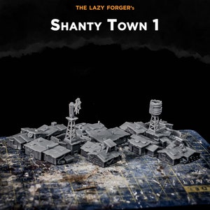 Shanty Town - Scenery -  6mm - Epic - Resin Miniatures