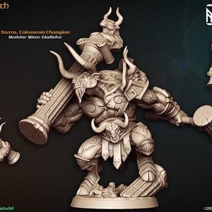 Tavros The Arena Champion - Artisan Guild - DnD Tabletop Games - Resin Miniature
