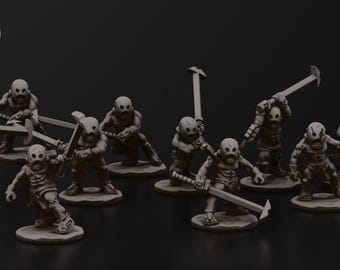 Koru Kai Berserkers - 10mm - Revolution - Detailed Miniatures