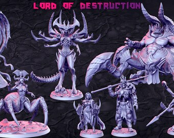 Lord of Destruction Collection - RN EStudio - DnD Tabletop Games - Resin Miniature