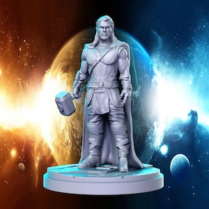 Thor - Super Heroes-  RN EStudio - Tabletop Games - Resin Miniature