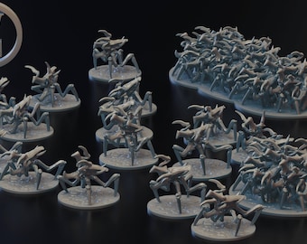 Voidship Troopers - Scorpion Bugs - Tabletop RPG - Wargaming - 6mm - Sifi - Resin Miniatures