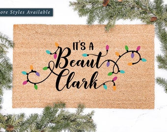 It's A Beaut Christmas Vacation Doormat, Christmas Decor, Christmas Doormat, Christmas Gift, Farmhouse Christmas Decor