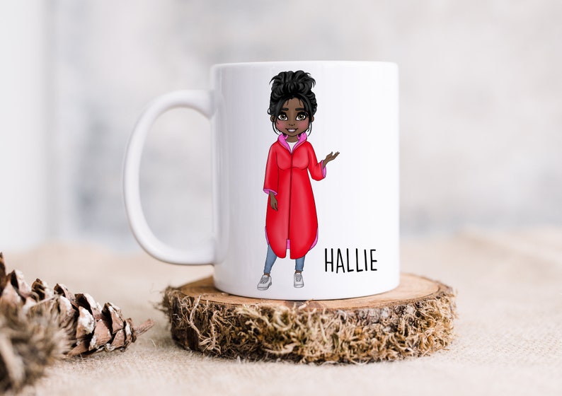 Personalised Mug, Personalised Dry Robe Mug, Towel Robe Gift, Dry Robe Wanker, Footy Mum, Camping Robe, Camping Mug, Name Mug Name Only