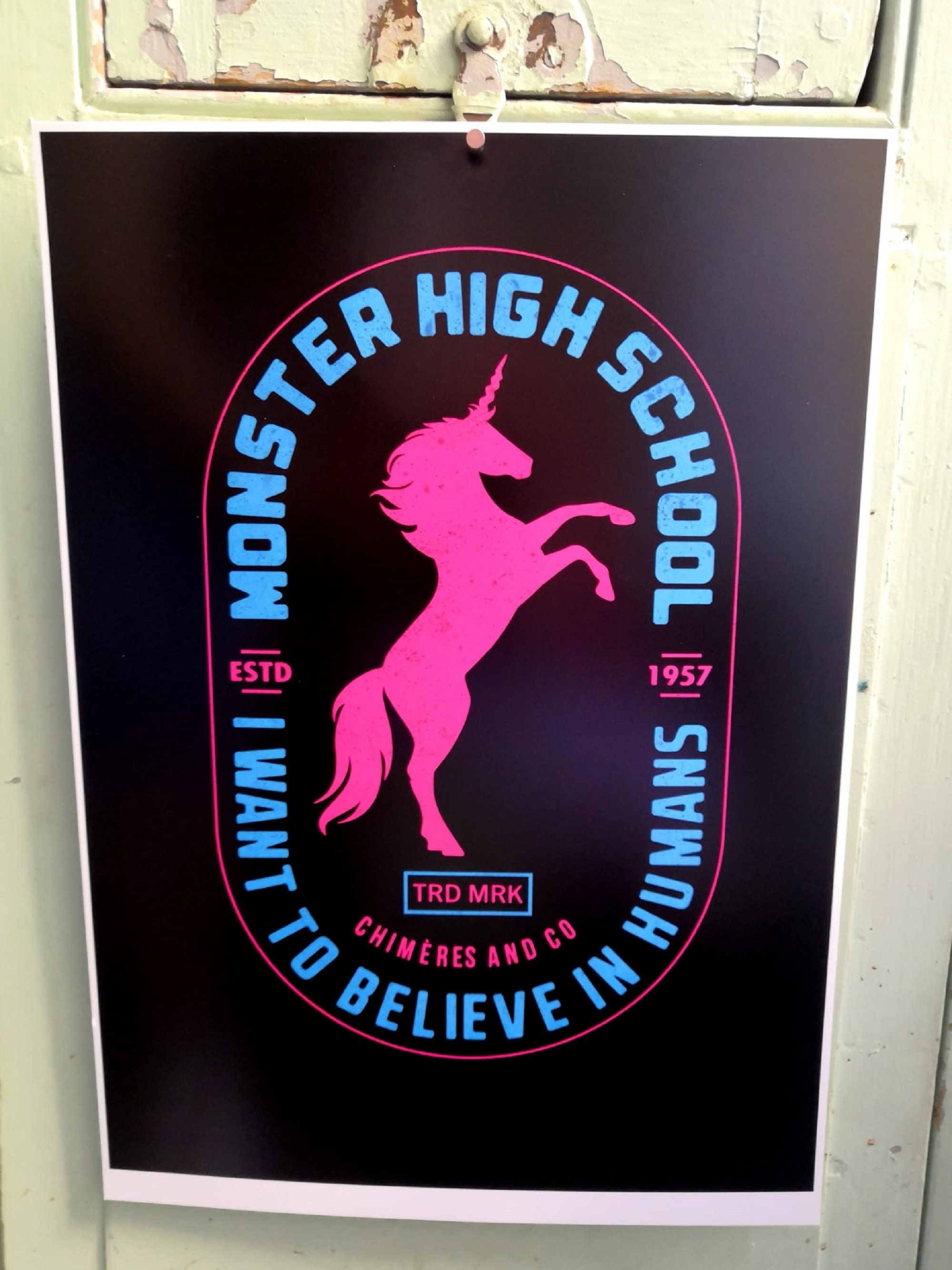 Monster High School - Poster A3 Fine Art