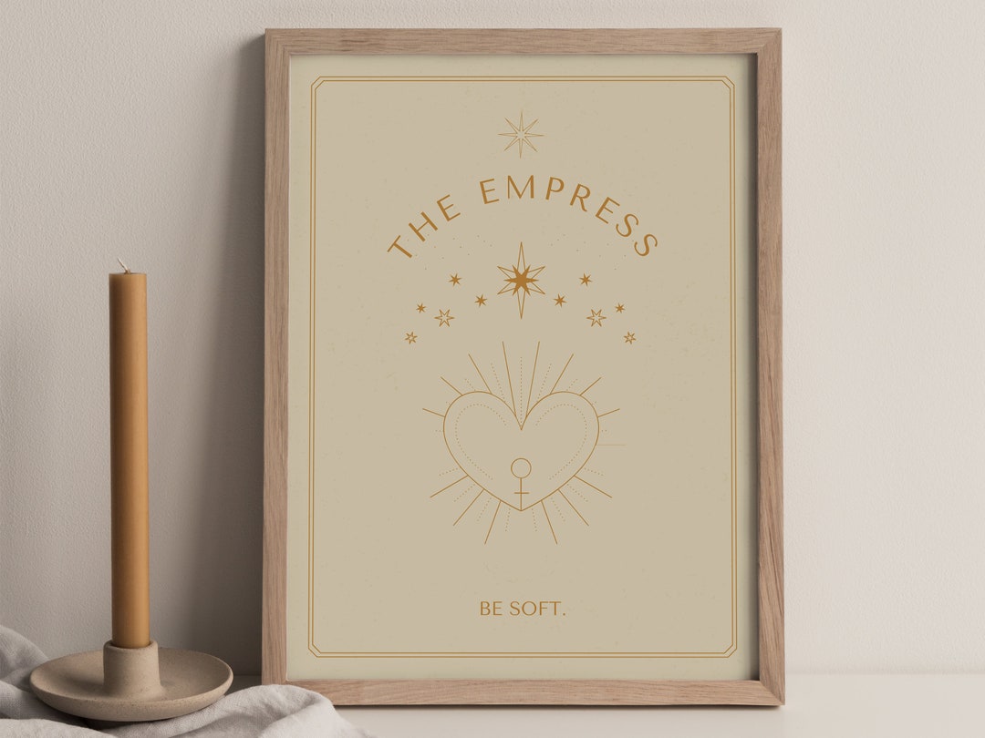 Printable Art, the Empress Definition Print, Wall Art Prints, Tarot