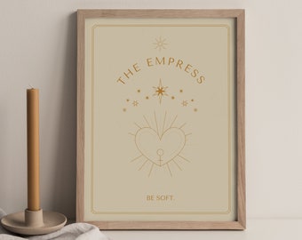 Printable Art, The Empress Definition Print, Wall Art Prints, Tarot Card Print, Tarot, Instant Download, Modern Art, Poster, Major Arcana