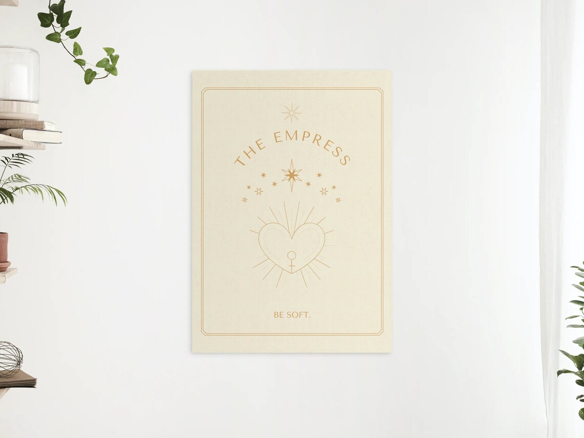 Printable Art, the Empress Definition Print, Wall Art Prints, Tarot
