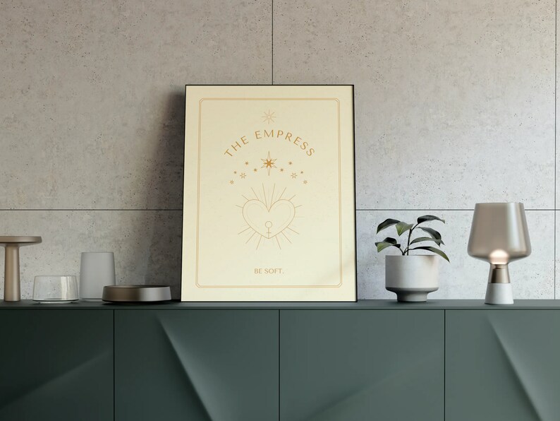 Printable Art, the Empress Definition Print, Wall Art Prints, Tarot