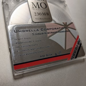 Resident Evil T-Epsilon Data M.O disc