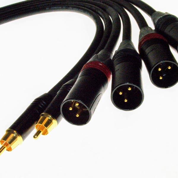 The Carbon One. Audiophile RCA/XLR hifi audio interconnect cables with 'Carbon Conductor Smoothing' technology, handmade by Chris Cables