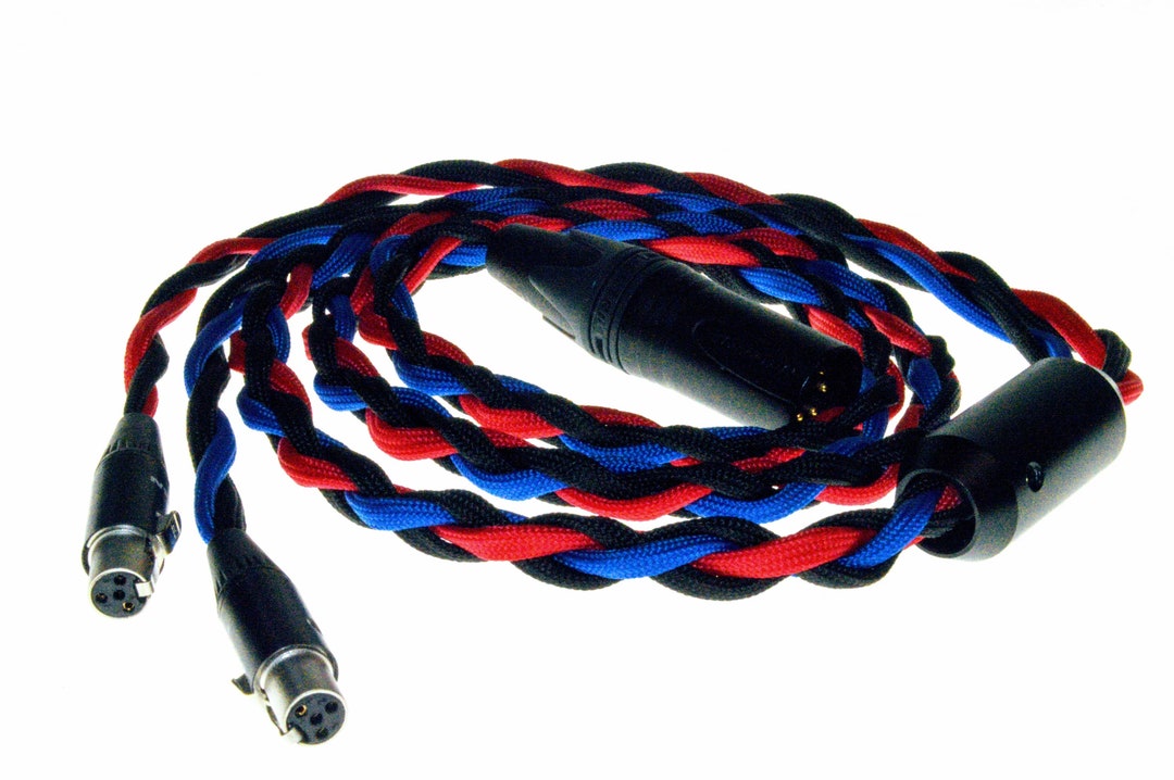 The Curious Cranium. Audiophile Custom Braided Headphone Cable for