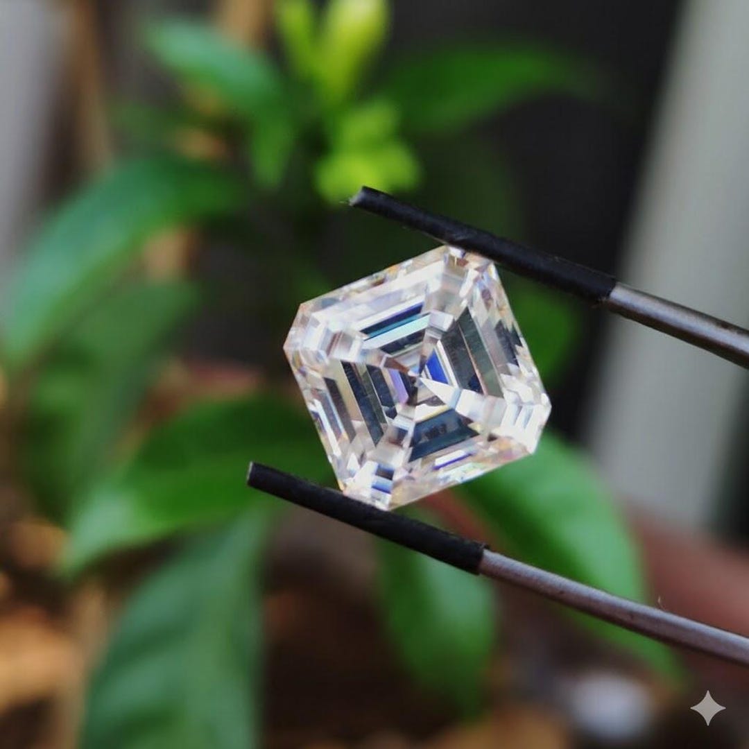 Ascher Cut Colorless Lab Grown Loose Diamond , VVS1/ D Grad Stone ...