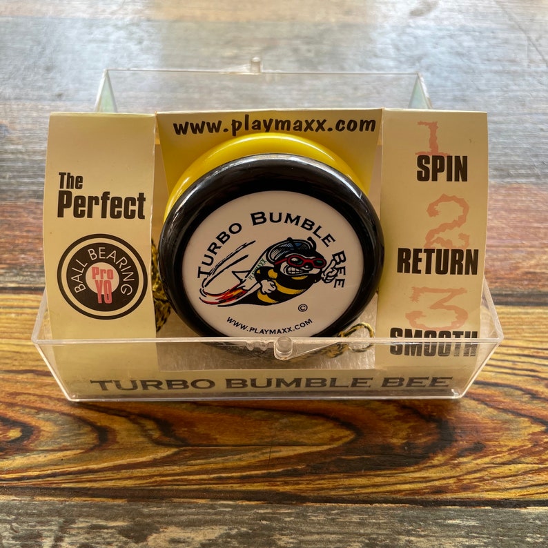 Turbo Bumble Bee Vintage Playmaxx Koosh Proyo Ballbearing YOYO Made in USA Etsy