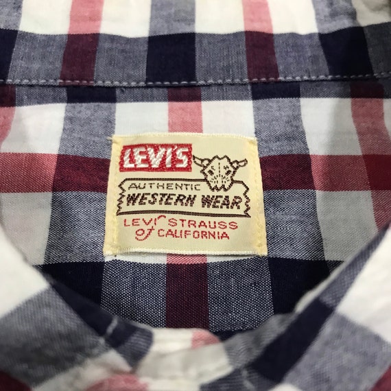 Levis Vintage Clothing 50s Reproduction Western Shirt Big E - Etsy