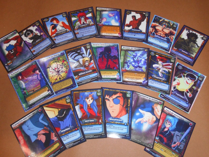 Yu Yu Hakusho 210 Card Game Anime TCG Fanmade Etsy