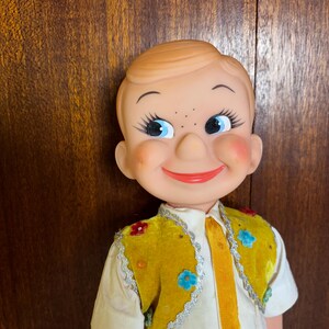 Rubber Toy Pinocchio - Etsy