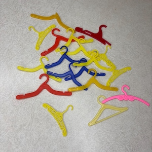 Vintage 60s barbie clothes Hanger set
