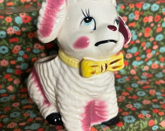 Kitschy Agnello Ceramica Rosa Fioriera mcm