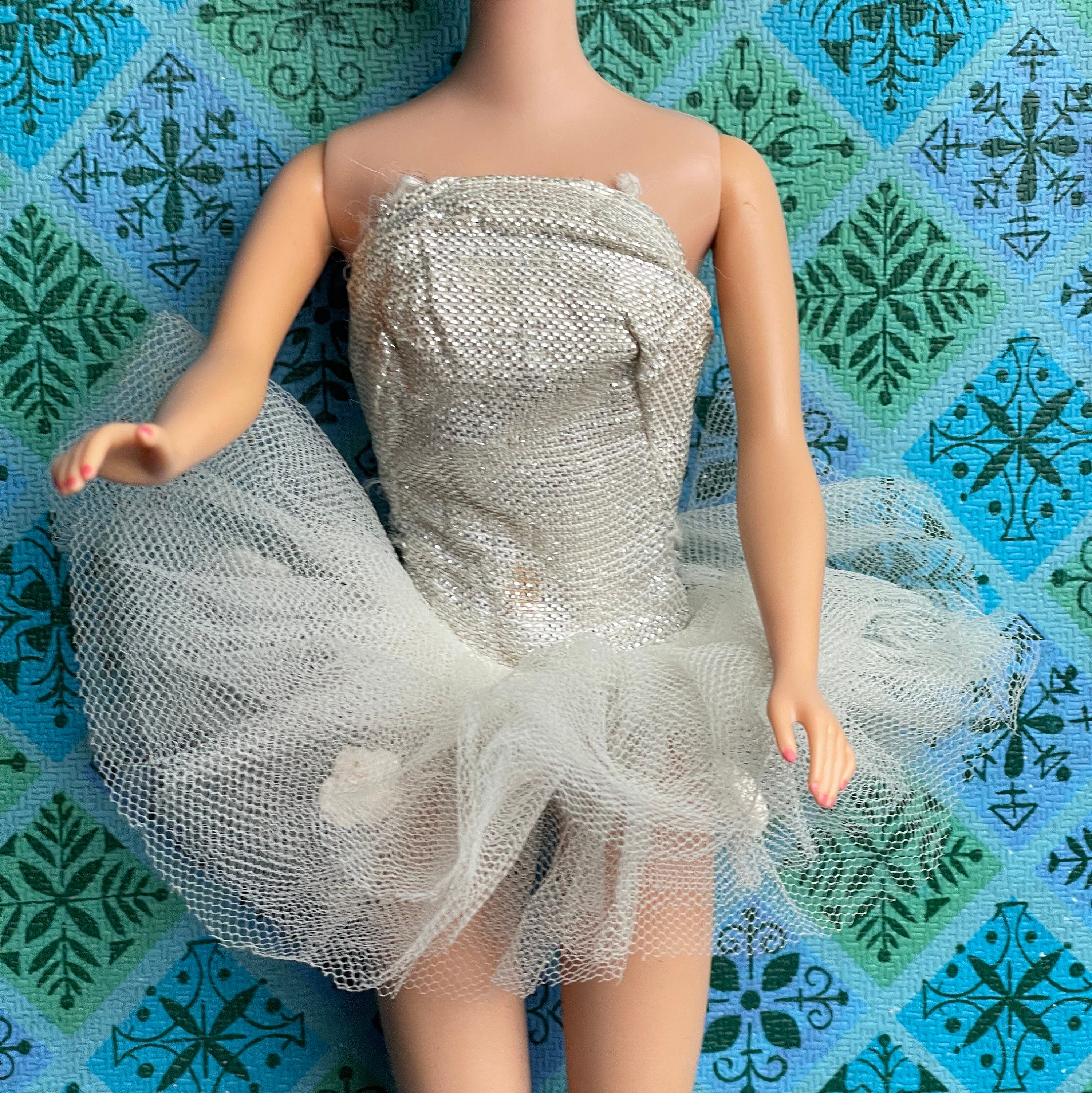 Vintage 1960s Barbie Ballerina Dress 989 Doll Not Included Etsy