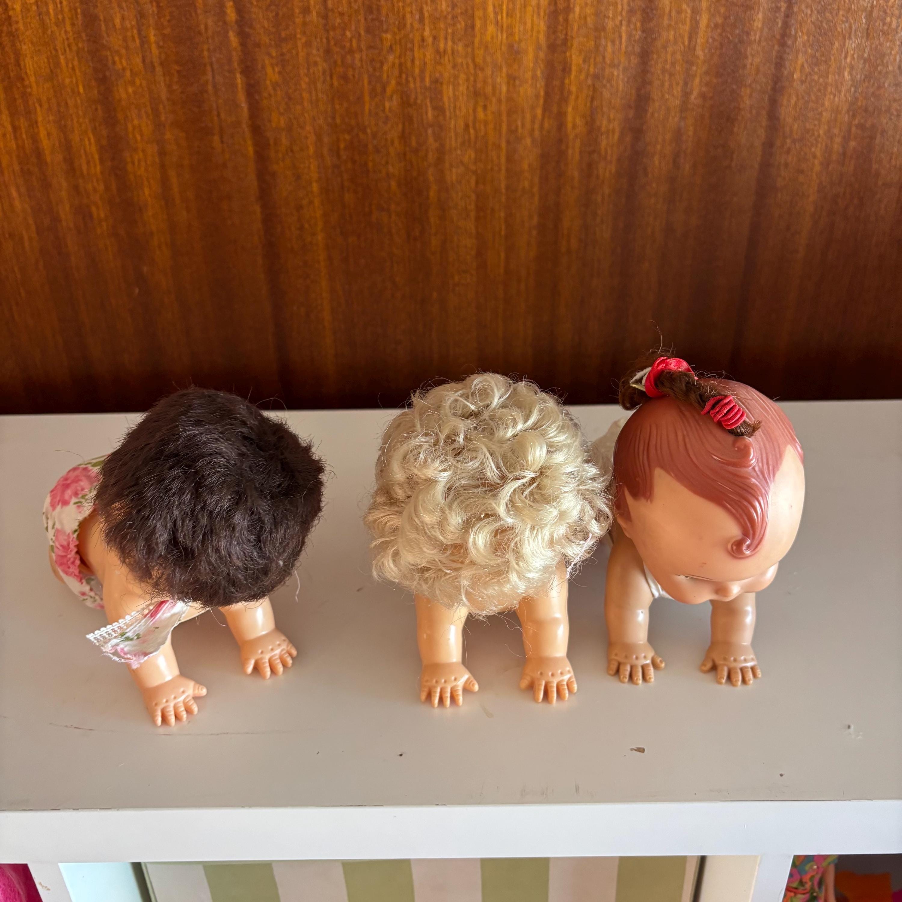Three Pmoy Vintage 1980s Playmate Crawling Doll Set of Three - Etsy