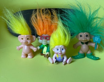 Vintage 80s 90s troll doll lot