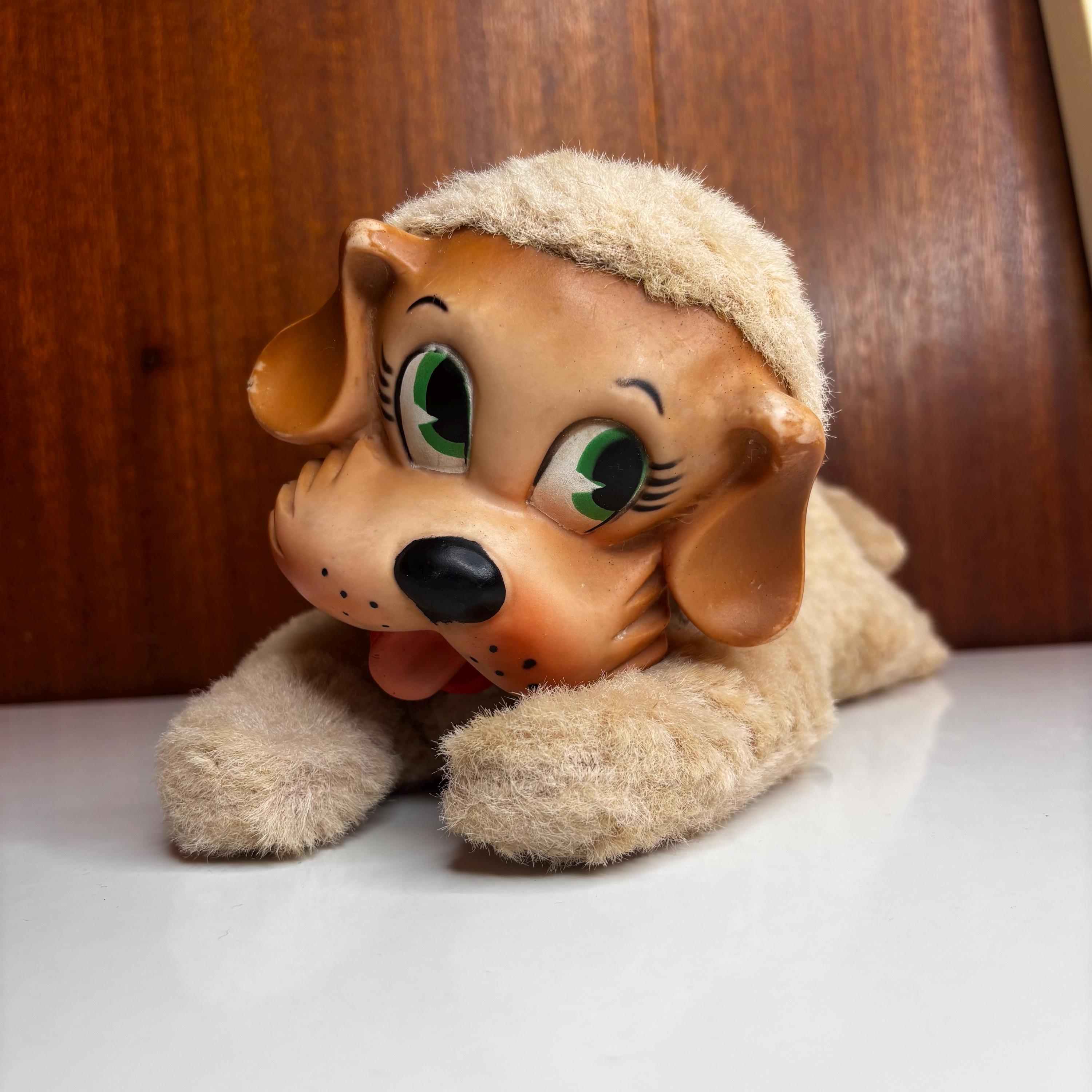 Rubber Face Dog Toy - Etsy