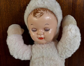 Vintage 1950s rubber face Sleepy  Doll