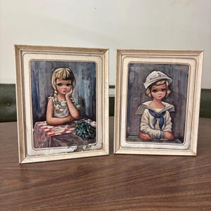 VTG  Big Eye Lee  Children 10x8” old stock 1960&#39;s Prints