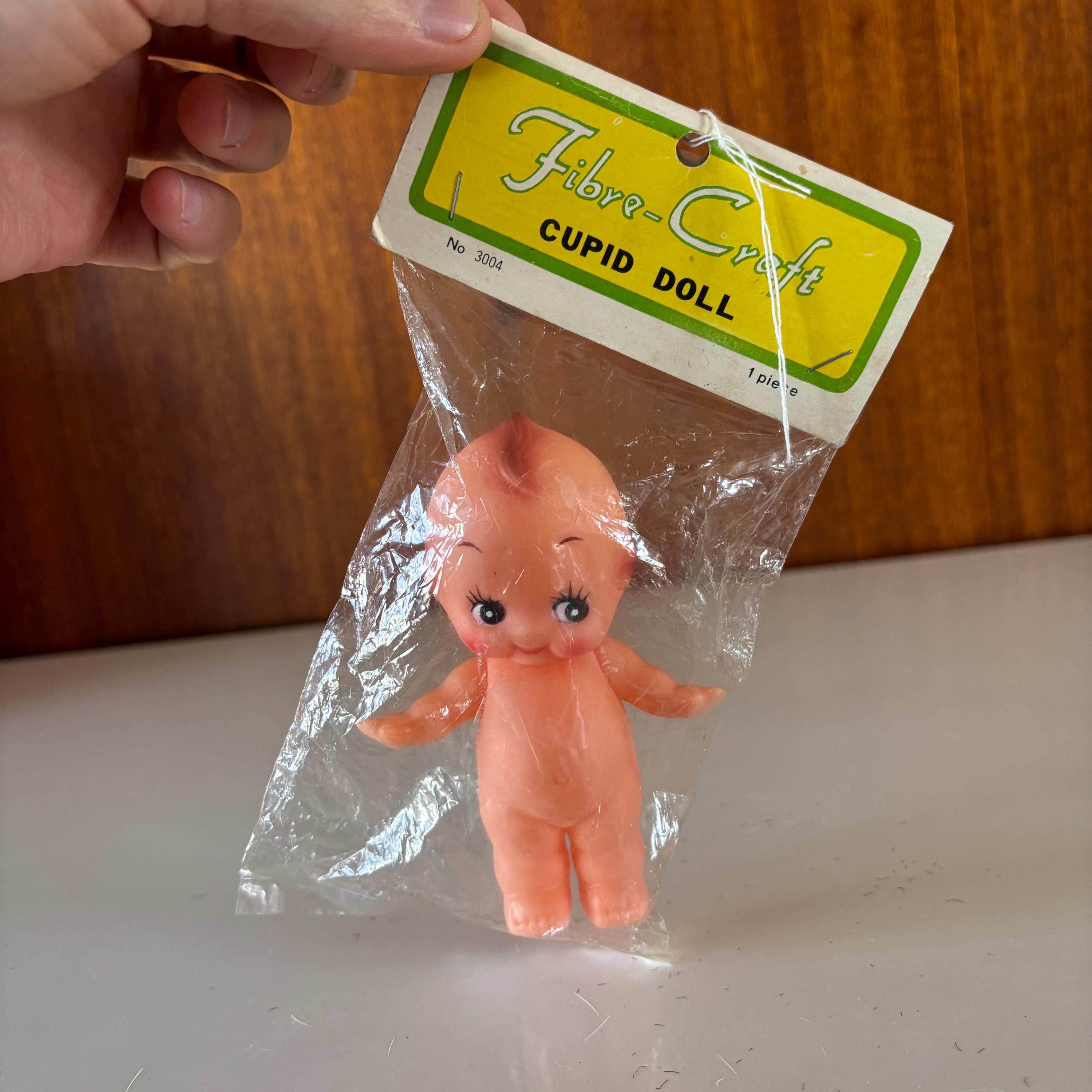 Petit Tableau Ancien Kewpie - Décoration Pour Poupées Et Maisons De Poupées