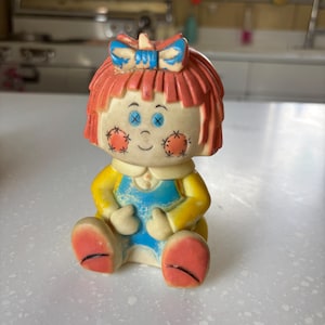 Vintage Raggedy Ann Rubber Squeak