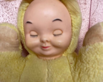 Gund sleeping Rubber Face Plush Doll