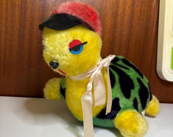 1960s Sassy Vintage turtle Carnival plush