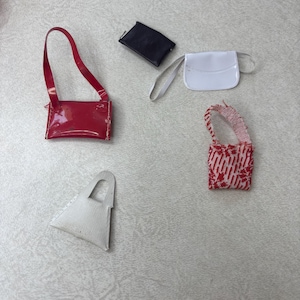 1960s Mod Barbie doll purse  bag  accessories lot