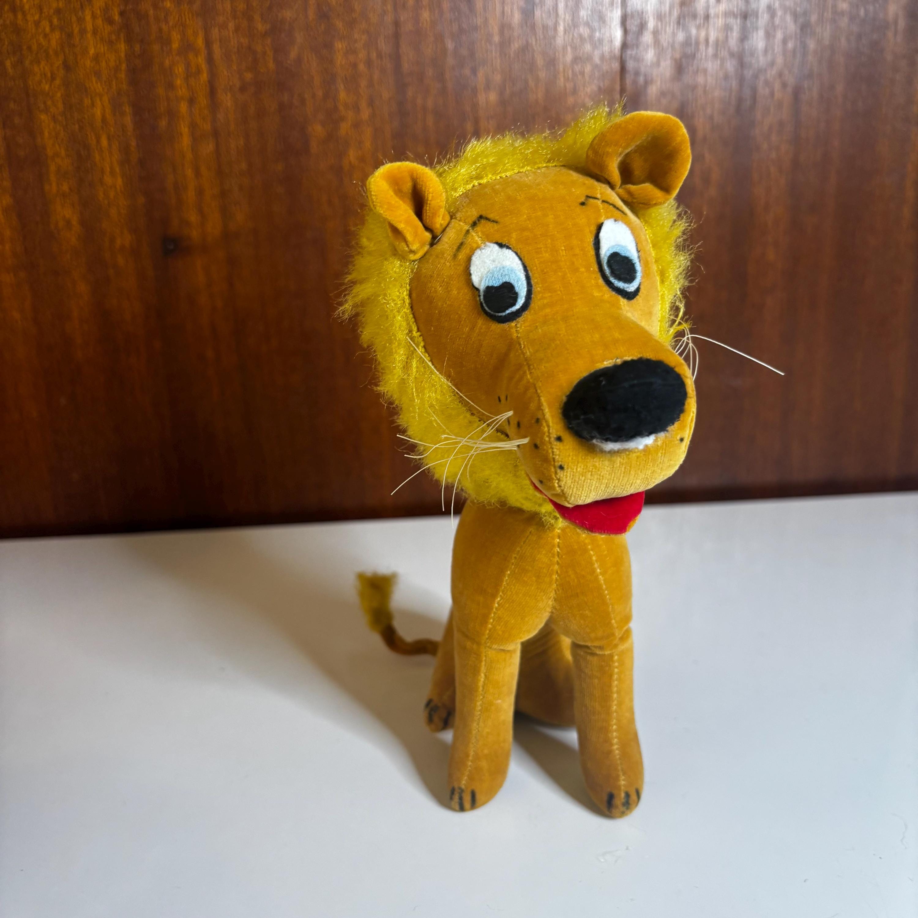 【USA vintage】R. DAKIN 虎　ぬいぐるみ　アメリカ　ビンテージ Dakin, Cute Plush Tiger, Lying Down, Orange-black, Striped