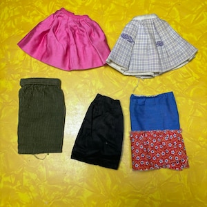 Vintage 1960s Barbie Skirt lot