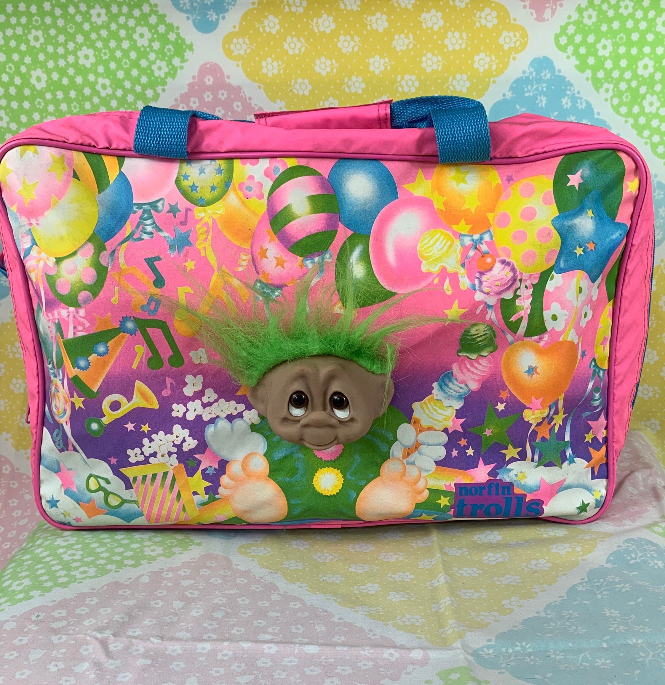 Vintage 90s norfin troll doll bag retro Etsy