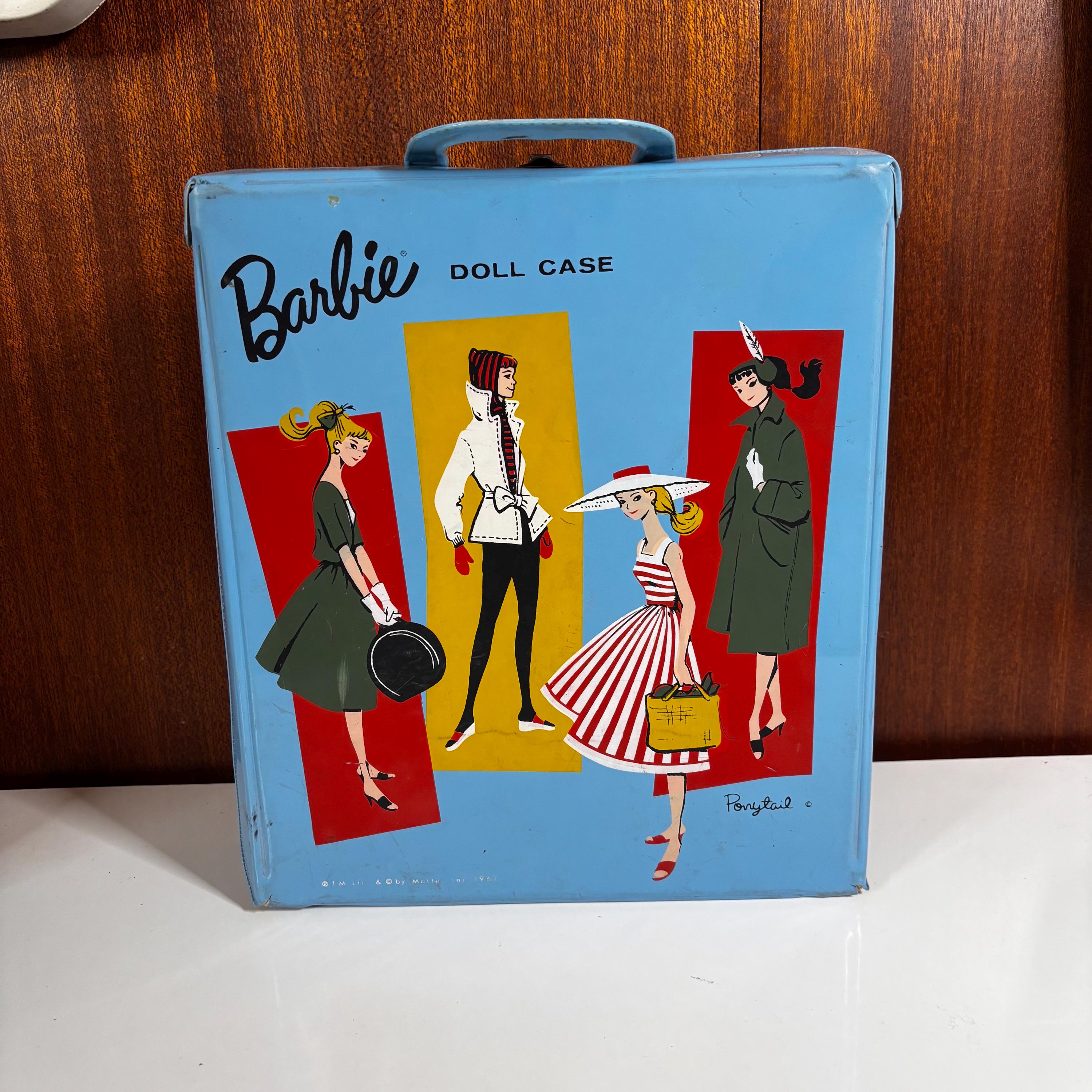 Barbie Case Blue 1960s - Etsy