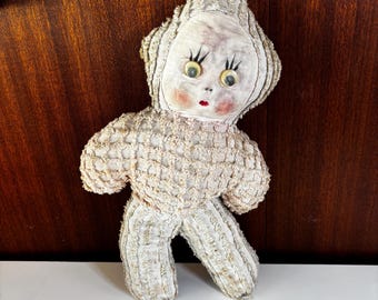 Antique 1920s Schuco Perfume Bottle Teddy Bear With Mohair