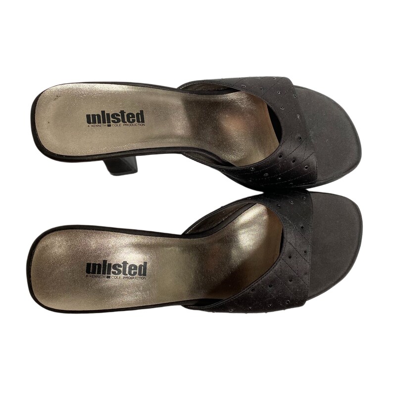 Y2K Vintage Black Sparkly Platform Mules - Etsy