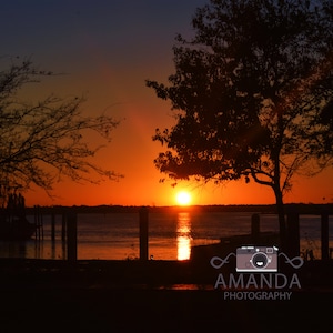 Sunset St. Simon Island Georgia Photograph