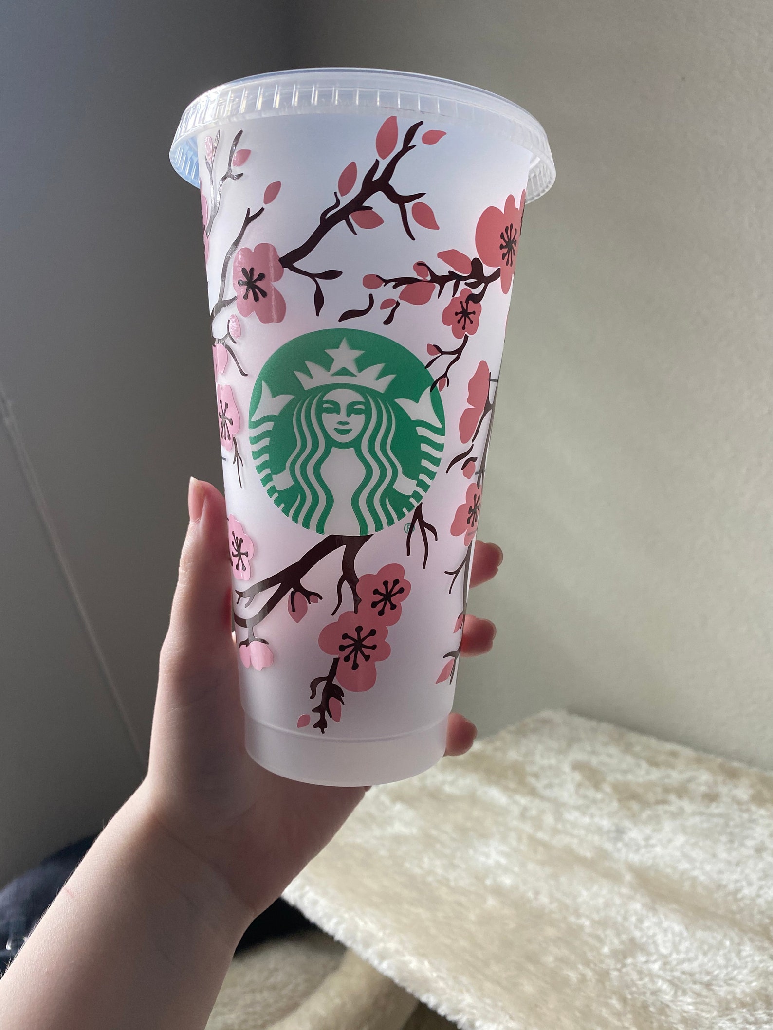 Sakura Flower Customized Starbucks Cup Etsy