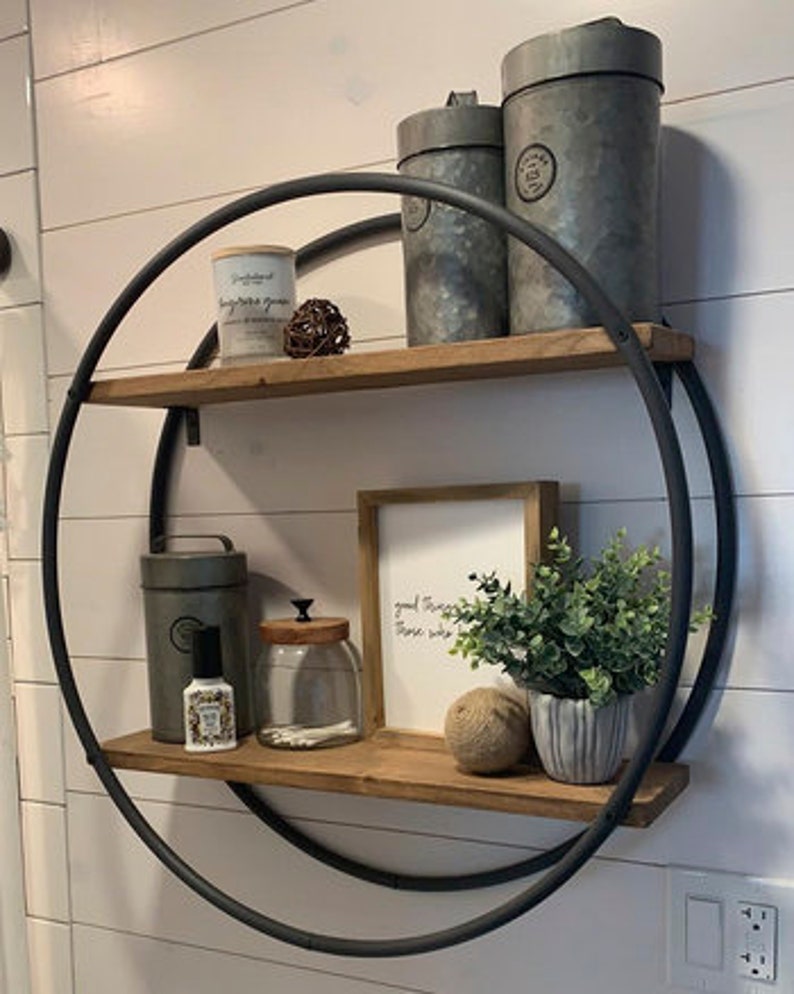 Circle Shelf Etsy