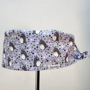 Totoro Scrub Cap - scrub hat australia, scrub cap australia, scrub hat anime, cute scrub hat, ghibli scrub hat