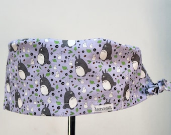 Totoro Scrub Cap - scrub hat australia, scrub cap australia, scrub hat anime, cute scrub hat, ghibli scrub hat