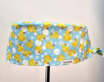 Duck Scrub Cap - scrub hat australia, scrub cap australia, cute scrub hat, animal scrub cap