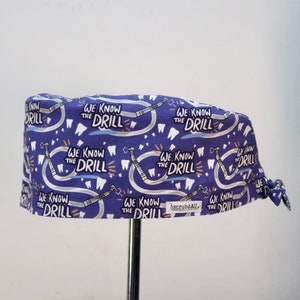 Dentist Scrub Cap - scrub hat australia, scrub cap australia, surgical cap, funny scrub cap