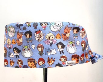 Studio Ghibli Scrub Cap - scrub hat australia, scrub cap australia, mens scrub hat, scrub hat anime, cute scrub hat