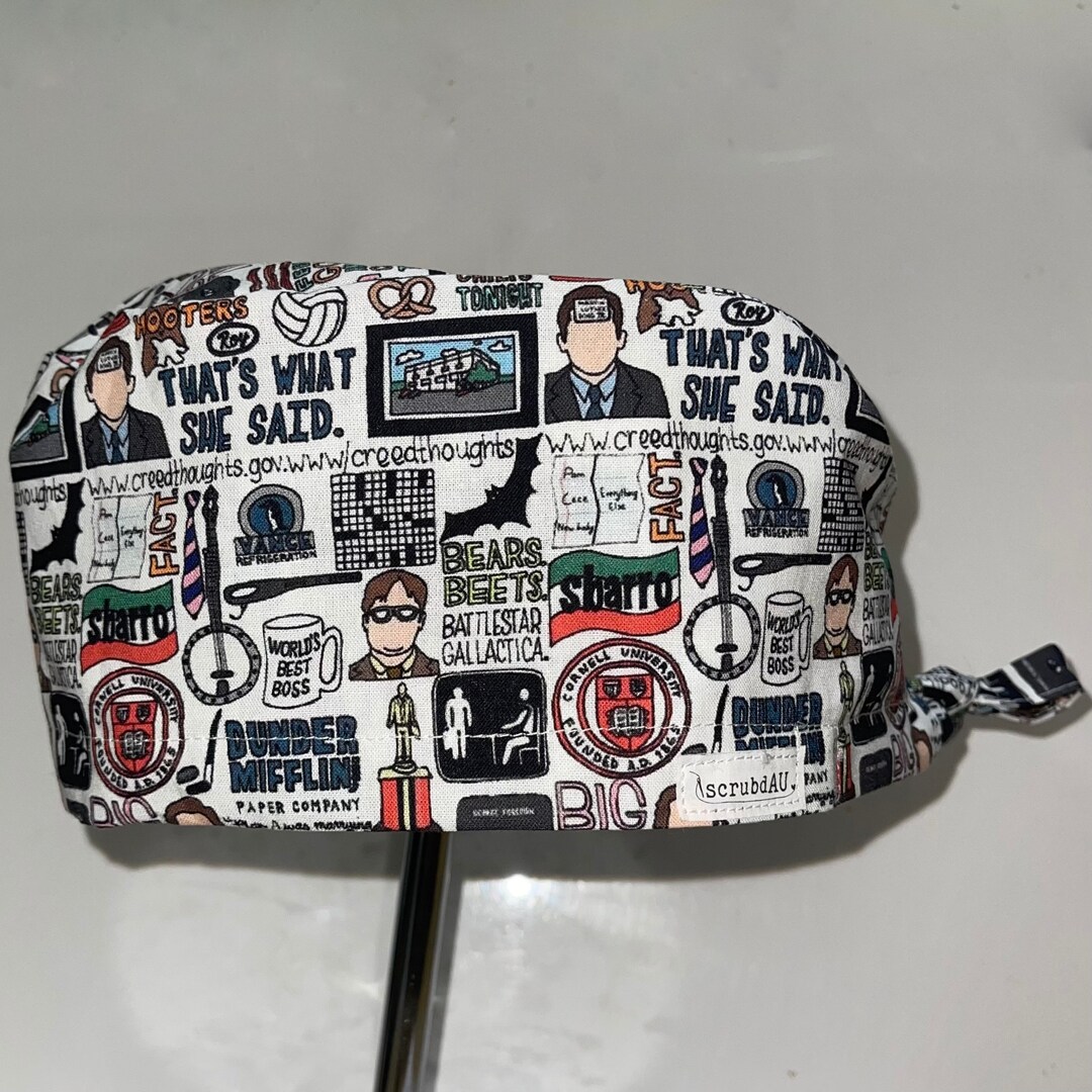 The Office Scrub Hat Scrub Cap, Scrub Hat Australia, Scrub Cap